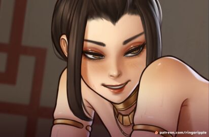 1boy 1girls animated azula cum cum_in_pussy cum_inside doggy_style female hi_res naked ringoripple tagme video