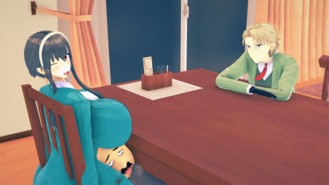 1girls 2boys 3d alternate_breast_size breasts cheating cheating_wife cuck cuckold cuckolding female human loid_forger male multiple_boys multiple_males murdoch_swan netorare ntr spy_x_family tagme tagme_(artist) yor_briar yor_forger