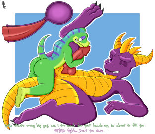 2024 2_horns activision anal anal_sex animal_genitalia animal_penis anthro anvil_position ass black_eyes canine_genitalia canine_penis claws dialogue digital_media_(artwork) dragon duo english_text eye_contact from_front_position gecko genitals gex_(series) gex_the_gecko green_body green_nose green_scales green_tail half-closed_eyes hand_on_penis hi_res horn internal internal_anal itsme_hilo knot legs_up lizard looking_at_another lying male male/male male_penetrated male_penetrating male_penetrating_male multicolored_body multicolored_scales mythological_creature mythological_scalie mythology narrowed_eyes nude on_back one_eye_closed one_eye_half-closed penetration penile penile_penetration penis penis_in_ass purple_body purple_claws purple_eyes purple_nose purple_scales purple_tail purple_toe_claws question question_mark reptile scales scalie sex size_difference small_dom_big_sub small_top_big_bottom smile spyro spyro_the_dragon tail teeth text thick_thighs toe_claws two-tone_body two-tone_scales two-tone_tail yellow_body yellow_horn yellow_scales yellow_tail