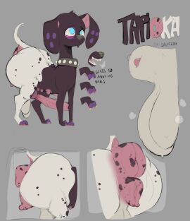 1boy all_fours animal_anus animal_genitalia animal_penis animal_pussy animal_vagina anus ass asshole balls behind_view belly_nipples big_anus big_ass big_balls big_butt big_cock big_dick big_penis big_pussy big_vagina black_body black_collar black_fur black_spots blue_eyes bottom_heavy bottom_heavy_male canid canine canine_anus canine_genitalia canine_penis canine_pussy canine_vagina canis character_sheet chubby chubby_male claws cock collar cuntboy dalmatian dick digital_drawing_(artwork) digital_media_(artwork) dog_collar domestic_canine domestic_dog fangs fat_ass fat_butt feminine_male feral feral_focus feral_male feral_only full-package_cuntboy fully_sheathed genitalia girly heavy_balls heavy_bottom herm hermaphrodite hi_res high_resolution highres hot_breath huge_anus huge_ass huge_balls huge_butt huge_cock huge_pussy huge_vagina inkbunny intersex knotted_cock knotted_dick knotted_penis large_anus large_ass large_balls large_butt large_cock large_dick large_penis large_pussy large_vagina male male_canine male_dog male_feral male_focus male_only maleherm multi_genitalia multi_nipple nipples original original_art original_artwork original_character painted_claws painted_nails paws penis puffy_anus purple_spots pussy raljoy rear_view reference_sheet sagging_balls sheath simple_background slightly_chubby slightly_chubby_male spiked_collar spots spotted_body spotted_fur stomach_nipples tail tapioka_(raljoy) tearing tears teary_eyes toe_claws toes vagina veiny_cock veiny_dick veiny_penis viewed_from_behind white_body white_fur