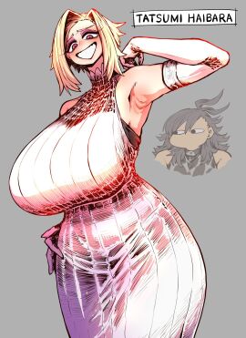 ass being_targeted_by_hyena-chan big_ass big_breasts blonde-haired_female blonde_female blonde_hair breasts brown-haired_female brown_hair dress female haibara_enako haibara_tatsumi light-skinned_female light_skin long_hair mature mature_female milf mother_and_daughter older_female short_hair tall_female tall_woman tan_body tanned_female tanned_skin white_dress younger_female zyugoya