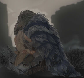 abs anal anal_sex anthro anthro_penetrating anthro_penetrating_human anus armor ass ass_grab ass_up balls bareback biceps big_balls big_muscles big_penis blaidd_(elden_ring) bodily_fluids butt_grab canid canine canis cape clothing creepy_gun cum cum_in_ass cum_inside drooling duo elden_ring erection eye_roll foreskin from_behind_position fromsoftware fur gauntlets genital_fluids genitals gloves hand_on_ass hand_on_butt handwear heart human human_on_anthro human_penetrated interspecies male male/male male_only male_penetrated male_penetrating male_penetrating_male mammal muscles muscular muscular_anthro muscular_male narrowed_eyes navel nipples nude open_mouth open_smile outside pecs penetration penile penile_penetration penis penis_in_ass perineum saliva scar sex smile standing teeth thrusting tongue tongue_out tuft uncircumcised url veinr wolf