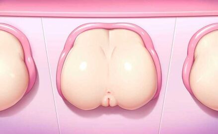 2025 3girls anus buttcheeks female glory_wall high_quality innie_pussy nude pink_wall pussy shiny_butt