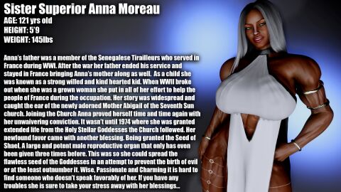 1futa 3d ass big_ass big_breasts bottom_heavy breasts brown-skinned_futa brown_body brown_skin bust busty character_profile character_sheet chest curvaceous curvy curvy_figure dark-skinned_futa dark_skin dickgirl english_text female female_focus futa_only futanari hips hourglass_figure huge_ass huge_breasts human intersex large_ass large_breasts legs lips mature mature_futa original original_character sevenarts sister_superior_anna slim_waist text thesevenartsx thick thick_hips thick_legs thick_thighs thighs top_heavy top_heavy_breasts voluptuous voluptuous_futa waist wide_hips