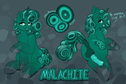 2024 3:2 animal_genitalia animal_penis anus crystal_pony_(mlp) cutie_mark digital_media dock_(anatomy) equid equine equine_genitalia equine_penis erection feral friendship_is_magic futanari genitals hasbro hi_res hooves horn intersex malachite_(mineral) mammal miramore my_little_pony mythological_creature mythological_equine mythology penis solo tail unicorn