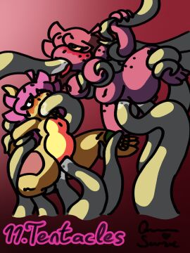 absurd_res anal anal_sex anthro big_breasts blush breasts brown_hair cross-eyed deltarune dinosaur double_penetration duo featureless_chest female flat_chested freckled_face freckled_hips freckles green_body green_spots hair held_up hi_res lizard long_hair long_tail messy_hair nude oral oral_penetration penetration prehistoric_species purple_body purple_hair pussy queen_susie reptile restrained restrained_by_tentacles scalie sex signature slightly_chubby spots susie_(deltarune) tail tentacle tentacle_in_ass tentacle_in_mouth tentacle_in_pussy tentacle_penetration tentacle_sex tentacles_around_arms tentacles_around_legs tentacles_around_tail tentacles_on_female text thick_thighs tongue trixie_(queen_susie) undertale_(series) vaginal_penetration yellow_eyes yellow_sclera yellow_underbelly