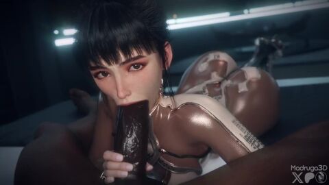 16:9 1boy 1girls 2025 3d alternate_version_available ambigious_penetration animated bangs big_ass black_eyes blowjob_in_the_pose bodysuit bouncing_ass brown_eyes bubble_butt clothed clothed_female clothed_female_nude_male clothed_sex completely_nude completely_nude_male covered_nipples detailed_background duo eve_(stellar_blade) eyeshadow female female_penetrated holding_penis indoors jiggle_physics laying laying_on_stomach lipstick long_hair longer_than_10_seconds looking_at_viewer madruga3d madrugasfm male medium_breasts mouth_open mp4 no_sound nude nude_male on_all_fours oral oral_penetration oral_sex orange_eyeshadow penis penis_in_mouth ponytail semi_pov sex_from_behind shorter_than_30_seconds skintight skintight_bodysuit stellar_blade straight straight_sex the_pose tied_hair uncompressed_file very_long_hair video