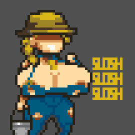 1girls alternate_costume ass bell bell_collar big_breasts big_nipples blonde-haired_female blonde_female blonde_hair breasts breasts_out bucket bucket_of_milk charlotte_(dead_ahead) clothed clothed/nude clothed_female clothes collar curvy curvy_body curvy_female curvy_figure curvy_hips curvy_thighs dead_ahead farmer farmer_hat female female_focus female_only hips huge_breasts legs long_hair looking_at_viewer mature mature_female milf milk milk_bottle milking nipples outdoors outside pixel34 pixel_art pleasure pleasure_face pleasured pleasured_face public public_nudity seducing seductive seductive_body seductive_look seductive_pose seductive_smile smile smile_at_viewer smiley_face solo solo_female solo_focus thick thick_ass thick_hips thick_legs thick_thighs tits_out torn_clothes white_skin