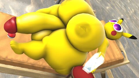 1futa 3d 3d_(artwork) animal_feet animal_focus ass ass_focus balls blue-tinted_eyewear blush_stickers body_fur chair closed_mouth eyewear_on_head female from_above from_behind full_body furry furry_female futanari holding intersex looking_back lying nilfkana nintendo no_humans nude on_desk on_side on_table penis pikachu pink-tinted_eyewear poke_ball poke_ball_(basic) pokemon pokemon_(species) pokémon_(species) purple-tinted_eyewear round_eyewear shiny_skin solo sunglasses table tail thick_thighs thighs tinted_eyewear two-tone_fur water white-framed_eyewear wide_hips yellow_fur