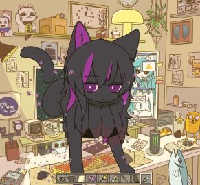 adventure_time anthro at big black black_body black_cat black_fur black_hair bmo body bra caravan_palace cartoon_network cat_girl catgirl cute dandadan disembodied disney disney_channel disney_xd doremifaso64 dot ear enderman enderwoman eyes felid feline felis female fluffy fur furry ghostbusters glowing hair hatsune_miku highlights_(coloring) hud jake_the_dog keyboard length letter looking mario_(series) medium minecraft mojang monster monster_energy mouth mushroom nintendo no nose ornament paper_mario paper_mario:_the_thousand-year_door perspective portal pupils purple_eyes purple_highlights red round royal_magic_wand sclera shoulder slenderman solo solo_anthro solo_female solo_focus someone_kill_me star_vs_the_forces_of_evil stay_puft_marshmallow_man tagme tail torso turbo_granny_(dandadan) viewer vocaloid yellow