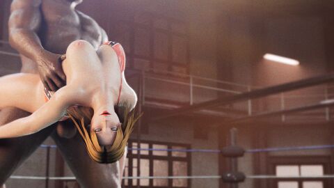 3d bikini_top clothed cock confederate_flag confederate_flag_bikini dark-skinned_male dark_skin dead_or_alive dead_or_alive_5 dead_or_alive_6 defeated female interracial light-skinned_female light_skin make_america_great_again male male/female maledom penis raceplay racist racist_woman sabina_renwa southern southern_belle tina_armstrong white_body