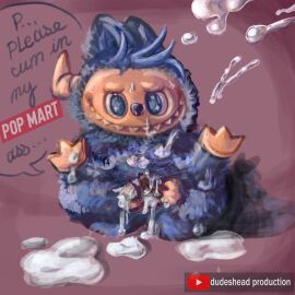 covered_in_cum creature_inside cum cumshot disgusting_face disgusting_toy dudeshead female furry gaping_pussy la_meute labubu pop_mart popmart pussy the_monsters what