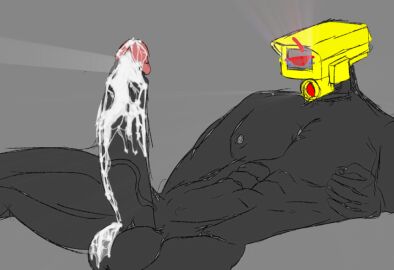 1boy 2d 2d_(artwork) artist_request black_body camera camera_head cameraman cameraman_retaker cum long_penis male penis png recolor skibidi_toilet yellow_head youtube