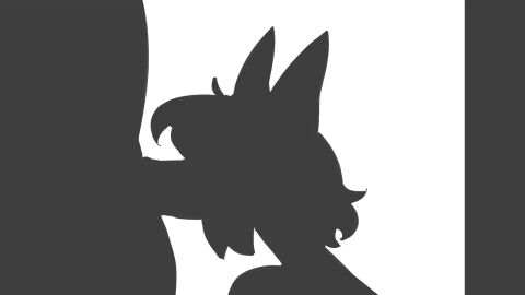 1boy 1girls animated anthro blowjob couple couple_sex deep_blowjob deepthroat fellatio female male oral oral_sex payanuma peeping_tom silhouette