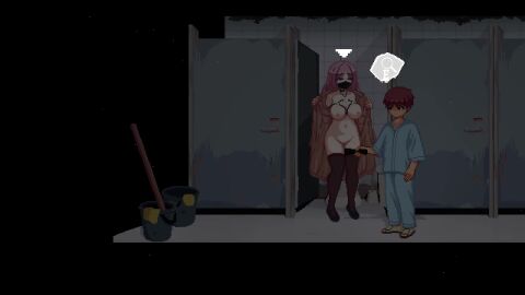 2d 2d_animation bathroom bathroom_sex bathroom_stall big_breasts bottomless breasts breasts_out censored cum cum_drip cum_in_pussy cum_inside cumshot exhibitionism exhibitionist female female_human female_penetrated flashing game game_over gameplay ghost ghost_girl hentai hospital hospital_seduction light-skinned_male light_skin lots_of_cum male male/female male_penetrating male_penetrating_female no_panties patient patient_gown pixel_animation pixel_art reverse_rape sitting sitting_on_person submissive submissive_human tagme tsurisu vaginal_penetration vaginal_sex video