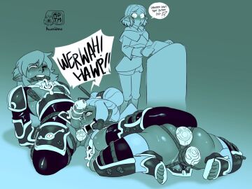 anal_insertion anal_plug armbinder arms_behind_back arms_tied_behind_back blush bondage buttplug chastity_cage chastity_device dick dildo dildo_in_pussy dildo_insertion female femsub gag gagged legbinder link male male_and_female_subs malesub multiple_females multiple_girls multiple_subs my_pet_tentacle_monster nintendo open_mouth_gag paya_(the_legend_of_zelda) penis princess_zelda pussy ring_gag ripped_clothing rope_bondage tears_of_the_kingdom the_legend_of_zelda the_legend_of_zelda:_breath_of_the_wild trapped zelda_(tears_of_the_kingdom)