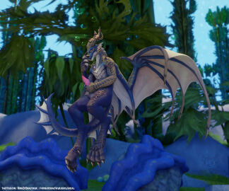 3d blizzard_entertainment dracthyr dracthyr_male dragon erect_penis erection furry kingofdracthyr male male_only masturbation penis solo_male tagme warcraft world_of_warcraft