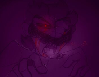 creepypasta house_of_horrorbrews licking_nipple looking_at_viewer mario_(series) marios_madness naughty_dummy12 super_horror_mario_(mario.exe)