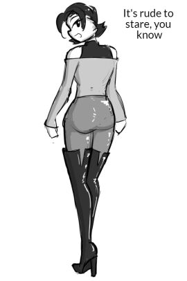 1boy 1girls 2d ass black_and_white boot_fetish boot_worship boots celera_prime cigarette dominant_female dominatrix english english_text female female_only femdom femdom_caption foot_fetish foot_worship footwear high_heel_boots high_heels incest knee_boots leather leather_boots looking_at_viewer looking_back male milf mimi_(celera_prime) mommy mommy_kink monochrome mother_and_son older_female original original_character original_characters patent_boots shoe_fetish shoes short-haired_female short_hair sweater teasing teasing_viewer thigh_boots thighhigh_boots thighhighs thighs tight_clothes tight_clothing tight_fit tight_pants