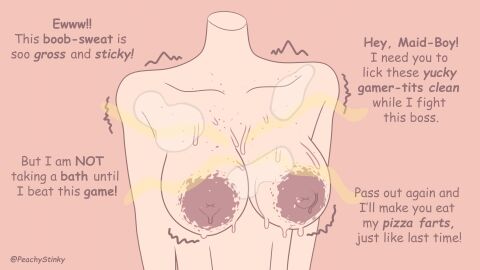 areola areolae big_areola big_areolae big_areolas big_breasts blender blender_(software) breasts caption dark_nipples female freckles freckles_on_breasts gamer_girl large_areolae large_nipples musk musky_breasts neet pimple pimples smell smell_fetish smell_worship smelly smelly_breasts stain stained_clothes stink_clouds stink_lines stinky stinkypeachy sweat sweatdrop sweating sweaty sweaty_breasts