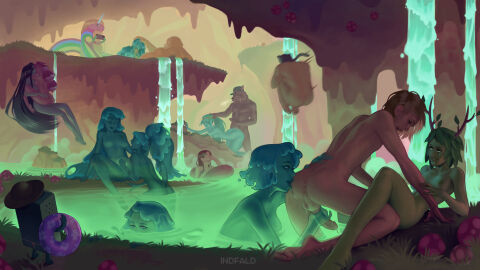 adventure_time anus bath bathing black_hair blonde_hair blue_hair blue_skin bmo breasts canyon_(adventure_time) casual cuckquean cuckquean_support dick doggy_style fellatio female femboy finn_the_human fisting frieda_(adventure_time) green_hair green_skin green_water grey_skin hood hot_spring human huntress_wizard indfald jake_the_dog jerking kissing lady_rainicorn male marceline muscular muscular_female nipples nudist orgy pale_skin party_god penis pink_hair pink_skin pool pool_party precum princess_bubblegum pussy recording_on_phone rimming saliva slapping slapping_butt small_breasts susan_strong translucent translucent_body tribadism water_nymph yellow_fur