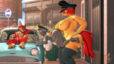 1futa1girl 3d 3d_animation ambiguous_penetration futa_on_female judy_hopps loop looping_animation nessie_(realvinyl) nick_wilde realvinyl sound_edit sound_effects sound_warning source_filmmaker tagme thighhighs utternessie video zootopia