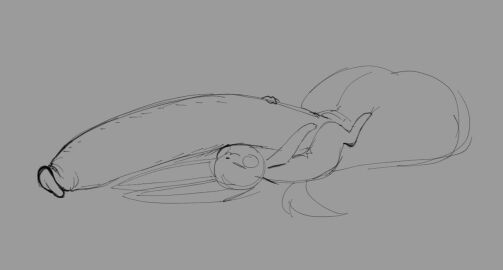 1boy 2d 2d_(artwork) 2d_artwork balls ballsack big_balls big_penis foreskin fur furry furry_male furry_only ic0nmon icon_(ic0nmon) male male_focus male_only penis penis_bigger_than_body sketch solo solo_focus solo_male tagme uncircumcised