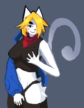 anthro big_breasts big_tail breasts felid female fuseadrift mammal