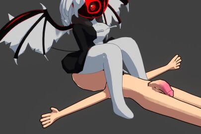1boy 1girls 2025 animated artist_upload clothed_female_nude_male cosmichannah dark-skinned_female demon demon_girl demon_wings facesitting hoodie impact_frames light-skinned_male scarlett_the_succubus_(cosmichannah) self_upload shorter_than_10_seconds silly sound squish succubus tagme thick_thighs thighhighs thumbs_up video white_hair