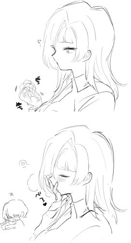 cum_on_hand kromer_(limbus_company) licking_cum limbus_company migishita project_moon sinclair_(limbus_company) tagme