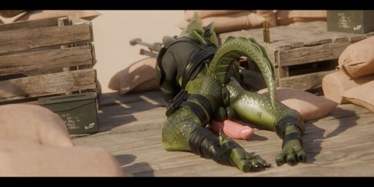 1:1 2025 3d_(artwork) 4_claws absurd_res aiming_gun ammo_box anthro anus armband arms_bent armwear ass athletic athletic_anthro athletic_male balls bandage bandaged_leg belt belt_pouch bent_legs big_anus big_balls big_butt big_penis biped black_anus black_armband black_armwear black_bars black_clothing black_legwear black_topwear blender_(artwork) bottomless bottomless_anthro bottomless_male bullet claws clothed clothing digital_media_(artwork) dragon dutch_angle epic_games footwear fortnite genitals glistening glistening_anus glistening_balls glistening_butt glistening_genitalia glistening_penis green_balls green_body green_scales gun hi_res holding_gun holding_object holding_ranged_weapon holding_weapon humanoid_genitalia humanoid_penis hybrid_(fortnite) hybrid_genitalia hybrid_penis inviting_to_sex inviting_viewer junatah knot knotted_humanoid_penis knotted_penis leather leather_strap leg_pouch legband legwear letterbox lizard lying male male_only markings mostly_nude mostly_nude_anthro mostly_nude_male muscular muscular_anthro muscular_male mythological_creature mythological_scalie mythology on_front outside penis penis_backwards pink_knot pink_penis presenting presenting_anus presenting_balls presenting_hindquarters presenting_penis presenting_to_viewer puffy_anus raised_tail ranged_weapon rear_view reptile rifle scales scalie scope seductive shadow shooting_range shoulder_pads sniper_rifle socks solo spikes spikes_(anatomy) spots spotted_body spotted_scales spread_legs spreading stirrup_socks straps tail tail_ridge tapering_glans thick_thighs thigh_pouch toe_claws topwear torn_clothing torn_topwear watermark weapon wingless_dragon