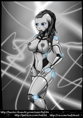 1girls big_breasts blue_eyes breasts female image_set kef34 portal_(series) robot robot_girl robot_humanoid