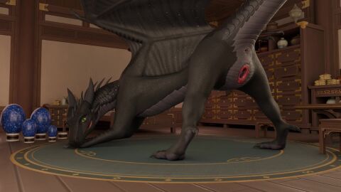 16:9 3d_(artwork) 3d_animation aldrnari_(raptie) animated anus bluedragon55 blush digital_media_(artwork) dragon egg egg_from_vagina egg_insertion female female_feral feral genitals green_eyes hi_res horn inside looking_at_viewer masturbation mythological_creature mythological_scalie mythology nightwing_(wof) no_sound oviposition penetration scales scalie sex_toy short_playtime size_difference size_play smile solo stretched_pussy stretching tagme tail_anus teeth three-quarter_view training vaginal_masturbation vaginal_penetration vaginal_training video vulva widescreen wings wings_of_fire