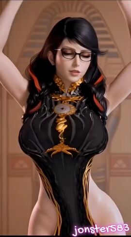 1girls 3d ai_generated animated bayonetta bayonetta_(character) bayonetta_2 bending_forward bending_over big_ass cameltoe cuffs dancing dark_hair female firearm focus gloves music nintendo pistol pistols pussy self_spanking short_hair solo solo_female solo_focus sound sound_edit spank spanking spanking_ass spanking_own_ass tagme twerking video