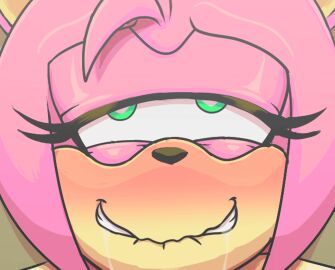 amy_rose animated artist_request blush bouncing_breasts implied_sex looking_pleasured sex sonic_(series)