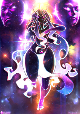 alien alien_girl alien_x bellicus_(ben_10) ben_10 ben_10_(classic) ben_10_alien_force ben_10_omniverse big_breasts bluewolfartista breasts celestialsapien chaquetrix cosmic cosmic_background cosmic_hair cosmic_skin fanart female galaxy huge_breasts loincloth long_hair massive_breasts monster_girl nipple_censor nipple_covers pink_eyes serena_(ben_10) stars thick_thighs thighhighs wide_hips