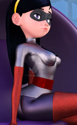 1girls 3d ass big_ass big_thighs breasts curvaceous curvy curvy_figure dark_hair disney female hero heroine hips hourglass_figure legs light-skinned_female light_skin pixar slim_waist superhero superheroine the_incredibles thick thick_hips thick_legs thick_thighs thighs violet_parr voluptuous voluptuous_female vtemp waist wide_hips