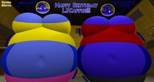 big_breasts blueberry_inflation breasts female furry huge_breasts inflation rockypone spherical_inflation tagme thick_thighs wide_hips