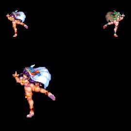 alternative_palette animated arabian arabian_clothes arabian_female arabian_moon boob_window breasts chabo_(fuketsudan) curvy curvy_body curvy_female curvy_figure female female_focus female_only gems human human_female jewels jiggle jiggling_ass jiggling_breasts long_hair loop looping_animation m.u.g.e.n mostly_nude mostly_nude_female ohgaki_m perfect_soldiers pixel_animation pixel_art purple_hair skimpy skimpy_clothes transparent_background