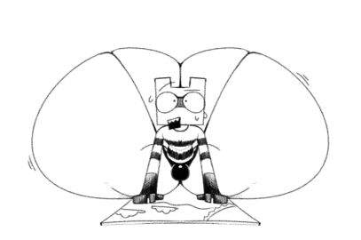 anthro armwear ass ass_jiggle bar_emanata big_ass big_butt black_clothing black_gloves black_handwear bodily_fluids bottom_heavy bubble_ass bubble_butt bulge butt_jiggle clothing cloud curvy_figure elbow_gloves emanata eyewear fangs glistening_bulge gloves goggles handwear huge_ass huge_butt huge_thighs hyper hyper_ass hyper_butt jiggling machinesymmetry male melrone_(thatdawgmurray) monochrome pattern_clothing pattern_shirt pattern_topwear shirt simple_background solo striped_clothing striped_shirt striped_topwear stripes sun sweat sweatdrop teeth thick_thighs thong toony topwear underwear unknown_species white_background