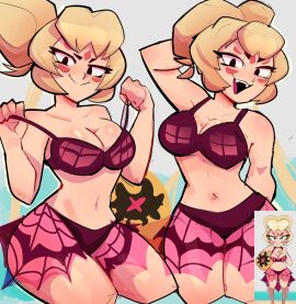 1girls bikini brawl_stars charlie_(brawl_stars) female jartiz thick_thighs