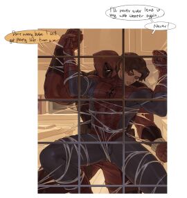deadpool gay lkikai male male/male male_only marvel marvel_comics peter_parker spider-man spider-man_(series) wade_wilson