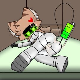 bedroom cum cum_in_pussy cute female flipaclip furry oc original original_character pussy youtube youtuber