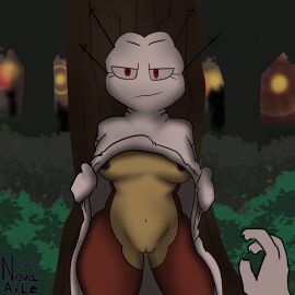 amphibian amphibian_humanoid animal_humanoid camel_toe cameltoe clothed clothing clothing_lift digital_drawing_(artwork) digital_media_(artwork) female frog frog_humanoid genitals humanoid novaarts nude nude_female pussy vaginal_penetration