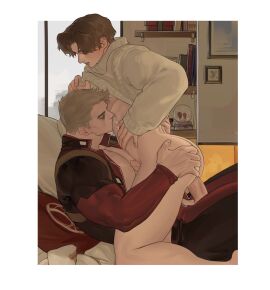 deadpool gay lkikai male male/male male_only marvel marvel_comics peter_parker spider-man spider-man_(series) wade_wilson