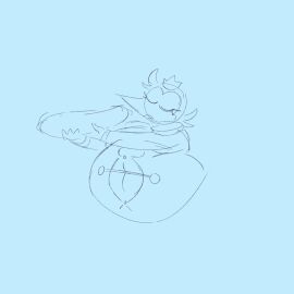 animated bbw belly_button big_belly big_breasts breasts button_pop cleavage crown eating enormous_belly fat female front_view huge_belly huge_breasts large_belly obese overweight solo_female thick_thighs turnipsb3lly weight_gain wide_hips