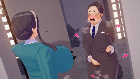 1boy 1girls 3d alternate_breast_size breasts female human male spy_x_family yor_briar yor_forger