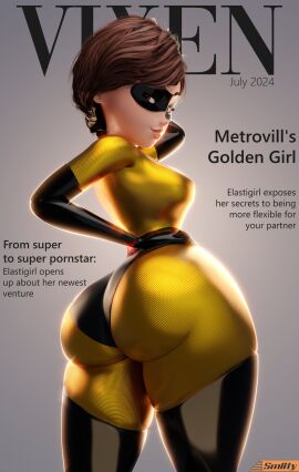 1girls 3d alternate_color alternate_costume ass big_ass big_breasts big_thighs breasts brown_eyes brown_hair bust busty chest curvaceous curvy curvy_figure disney elastigirl female female_focus hazel_eyes helen_parr hero heroine hips hourglass_figure huge_ass huge_breasts large_ass large_breasts legs light-skinned_female light_skin low_res lowres magazine_cover mature mature_female milf mother pixar pixar_mom slim_waist smitty34 superhero superheroine the_incredibles thick thick_hips thick_legs thick_thighs thighs top_heavy voluptuous voluptuous_female waist wide_hips wide_thighs