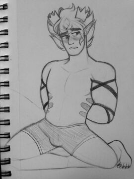 artist_request blush homestuck homestuck_troll looking_away male male_only occeus_coliad pointy_ears solo_male tagme vast_error
