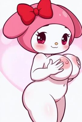 1girls ai ai_generated ai_generated_background big_booty big_breasts big_butt breasts feline female grok hello_kitty_(series) hips huge_breasts large_breasts my_melody naked naked_female nipples nude nude_female sanrio seductive seductive_look seductive_smile tagme thick_hips thick_thighs thighs thinfal titties video